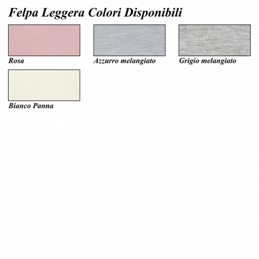 felpa colori disponibili